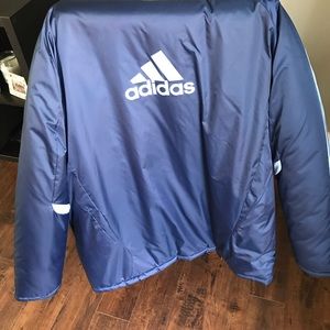 Adidas Sporting KC lined hooded full length jacket
